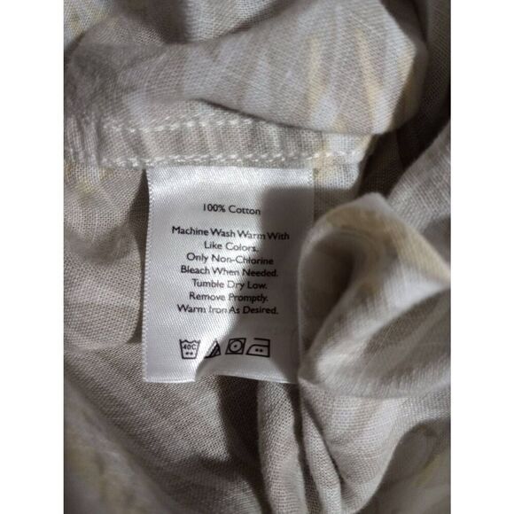 Eddie Bauer Shirt Men's Extra Large Button Front Hawaiian - Picture 6 of 8